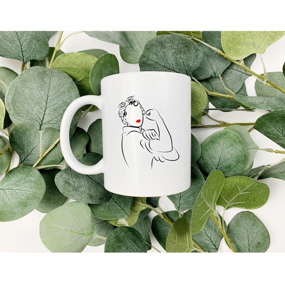 Custom Sublimated Rosie The Riveter 11 oz Mug